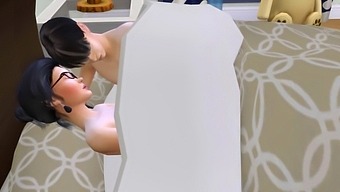 Step-Sister'S Taboo Encounter With Brother After Solo Play - Chinese Family Teen