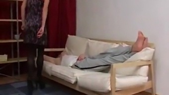Milf Og Stedsøn Hengiver Sig Til Tabubelagt Anal Og Deepthroat Action