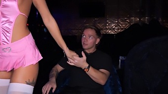 Sultry Stripper Indulges Vip With Satisfying Oral Pleasure On A Well-Endowed Man
