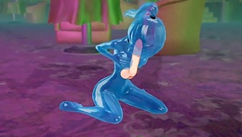 Sensual 3d Hentai Game Featuring A Woman Covered In Slime