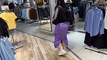 A Young Latina Meets A Fan At The Mall And Takes Him To Her Favorite Place.
